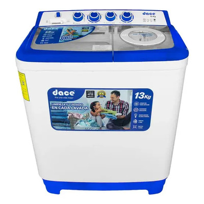 Lavadora Dace 13 Kilos Doble Tina Blanca Ls13061ppba Blanco\u002Fazul | Envío gratis