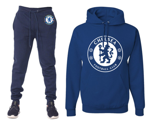 Conjunto Buzo+jogging-futbol-chelsea Escudo Grande