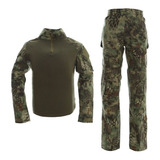 Conjunto Combat Shirt Calça Camuflado Militar Python Avb Vp