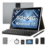 Semeakoko Tablet 10.1 Pulgadas Android 12 Tablet Metal Cepi.