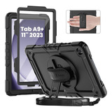 Funda Para Samsung Tab A9 Plus 11''2023 Mica Protector Negro