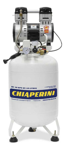 Compressor Odontológico 10 Pés 60l Mono 10bpo Rv Chiaperini