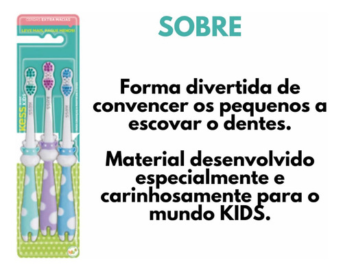 Escova De Dente Cerdas Extra Macias Acima De 2 Anos