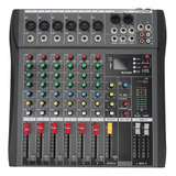 Mezclador De Sonido Profesional, Eq De 3 Bandas, Transmisión