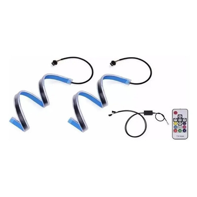 2 Par Tira Led Drl Rgb Flexible Direccional Secuencial 60cm | Meses sin interés