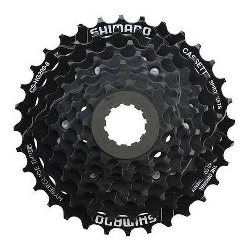 Cassette Shimano De 8 Pasos 12 32 Cs-hg200-8 Negro