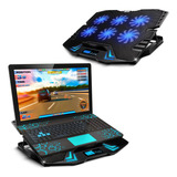 Enfriador Para Laptop Soporte Base Ventilador Gamer Redlemon Color Negro