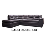 Sala De Piel - Verona - Esquinera - Sofa Y Chaise Izquierdo Color Gris Oxford