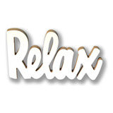 Letras Madera Relax 22cm Corporeo Melamina 18mm