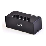 Switch Audio Estereo 5 Puertos 3,5mm (salidas)  Genius 