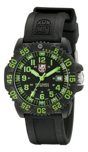 Reloj Para Hombre Luminox 3067 , Evo Navy Seal Verde Y Negro