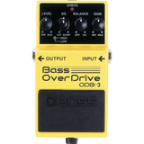 Pedal Overdrive Boss Odb-3 Bass Overdrive Para Baixos 
