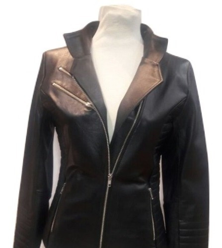 Campera Cuero Dama Leila Excelente Calidad Guns Leather