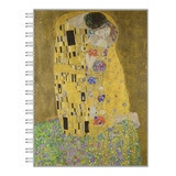 Cuaderno Tamaño A5 De Punto O Cuadro El Beso Gustav Klimt