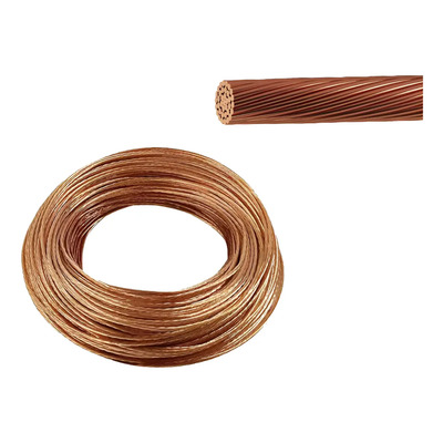 Cable Desnudo Cobre Argos Calibre 8 AWG 19 Hilos 10m Alta Conductividad | Envío gratis