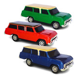 3 Carrinho De Brinquedo Miniatura Veraneio Coleção Antigo