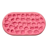 Molde Silicone Aplique De Mini Bichinhos