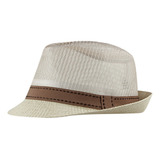 Sombrero De Playa Hueco De Trilby, Elegante Y Elegante, Para