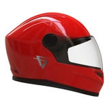 Casco Moto Integral V32 Compact Rojo Brillante Vertigo