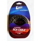 Cables Rca Trenzados Ofc Electro De 5.2 Metros Buena Calidad