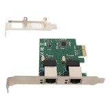 Tarjeta De Red Pcie Gigabit, Doble Puerto Rj45, Chip Rtl8111