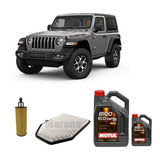 Kit 2 Filtros Jeep Wrangler 13 Al 18 Y Motul 5w30 X6