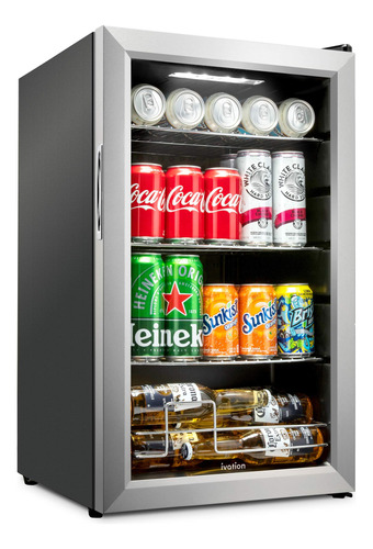 Refrigerador De Bebidas Para 101 Latas, Mini Y Ultra Fresco.