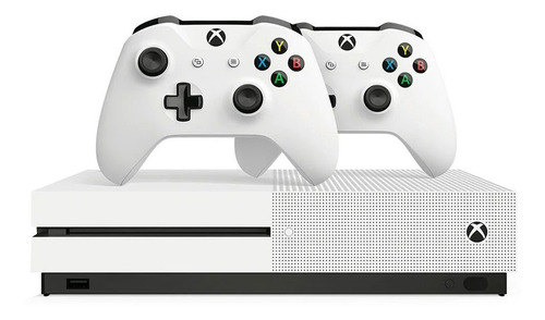 Microsoft Xbox One S 500gb 2 Controles - Com Nota Fiscal E Garantia