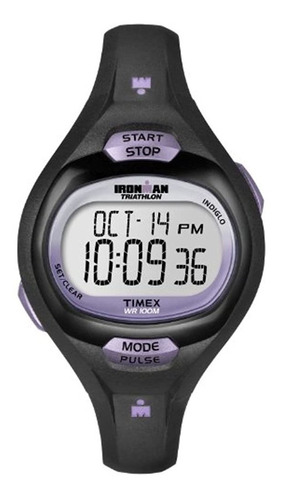 Reloj De Pulsera Timex T5k187 Ironman Essential Pulse Negro 