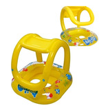 Bote Salvavidas Inflable Con Techo Infantil Bebe Pileta