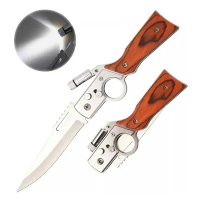 Aomux Navaja Automatica Plegable Tactica25cm Con Luz Led, Cuchillo Multiusos DeBolsillo Para Camping, Supervivencia, Frutas,Uso Diario, Acero ResistenteTipo de filo de la hoja: Liso I Material del | MercadoLibre