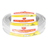 Cabo Flexivel 4mm 20 Metros Megatron Rolo De Fio 4mm 20m Cobertura Branco