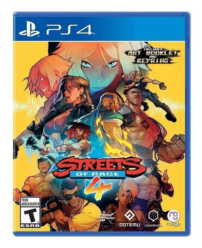 Streets Of Rage 4  Standard Edition Dotemu Ps4 Físico