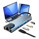 Hub Dockstation Adaptador 5 In 1 Macbook Air Pro Note Laptop
