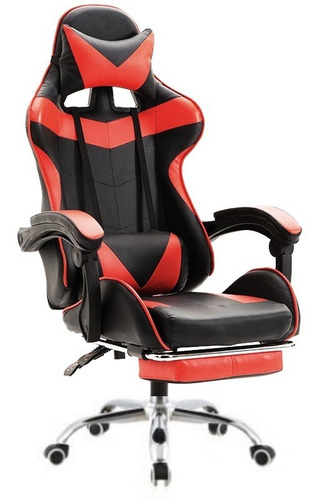 Silla Gamer Semi Profesional Con Reposa Pies, Varios Colores