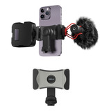 Startrc 1/4 Inch Shoe TriPod Stand Dual Cold Phone Clamp