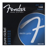 Encordado Guitarra Eléctrica Fender 150r 010 46 Pure Nickel