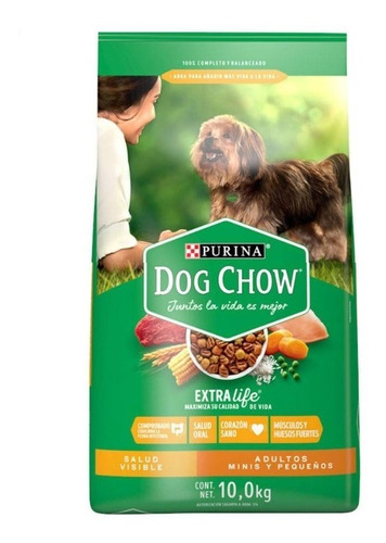 Dog Chow Adulto Extra Life 10 Kg Alimento P Perro Croqueta