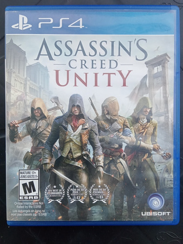 Assassins Creed Unity Ps4 Juego Físico Original En Español 