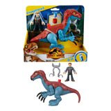 Dinosaurio Jurassic World Therizinosaurus Y Owen Mattel Vv63