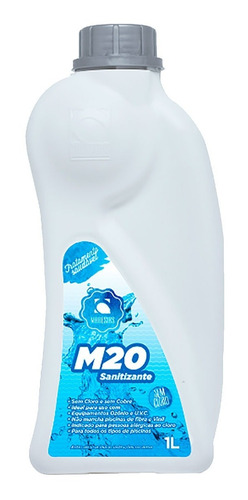 M20 Sanitizante P/ Tratamento Sem Cloro Piscina Spa Ofurô 1l