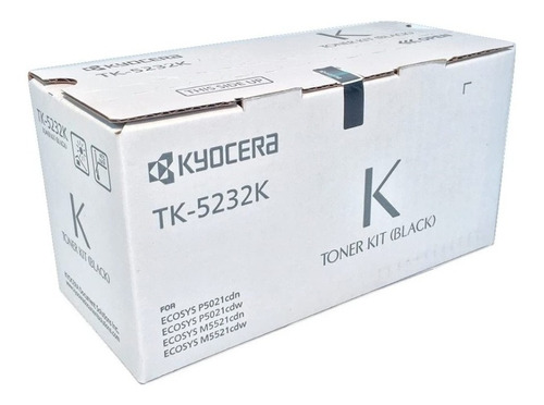 Cartucho De Toner Kyocera Tk-5232 K Negro  Para  M5521cdn