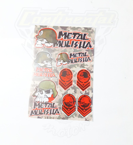 Calco Calcomania Sticker Custom Metal Mulisha Circus Motos