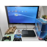 Ps3 Super Slim Bloqueado Hd 250gb Usado 18 Jogos Digital Nf 