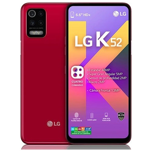 Celular LG K52 64 Gb Red 4 Gb Ram Liberado