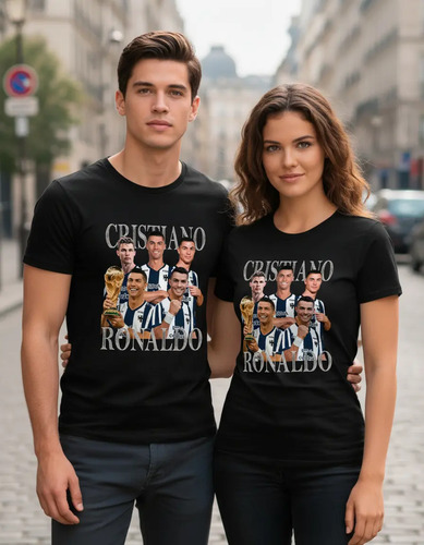 Playera Unisex De Cr7 Cristiano Ronaldo Rayados Futbol 2025