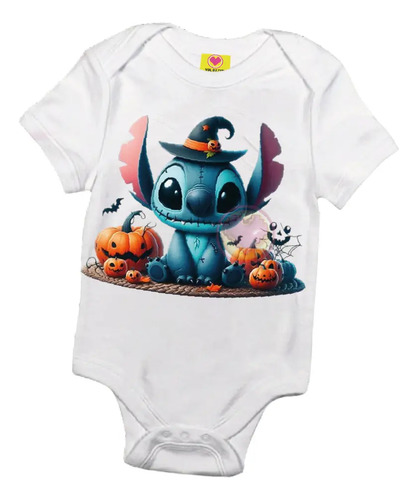 Mameluco Halloween, Pañalero Stich Disfraz Dia Muertos