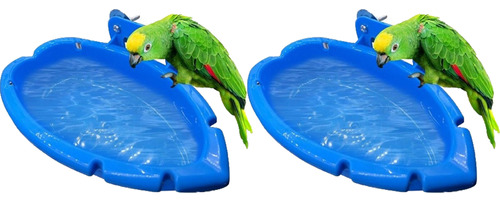 Bañera Con Forma De Pájaro, Caja De Baño Para Loros, 2 Unida