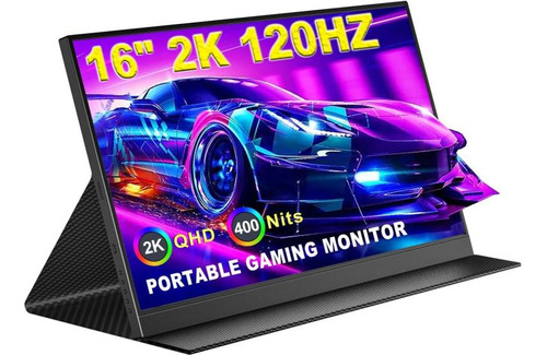 Cnbanan Monitor Portátil Para Juegos 2k 120 Hz, 16 Monitores