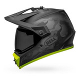 Casco Moto Bell Mx-9 Adventure Mips Color Gris Oscuro Diseño Stealth Tamaño Del Casco S